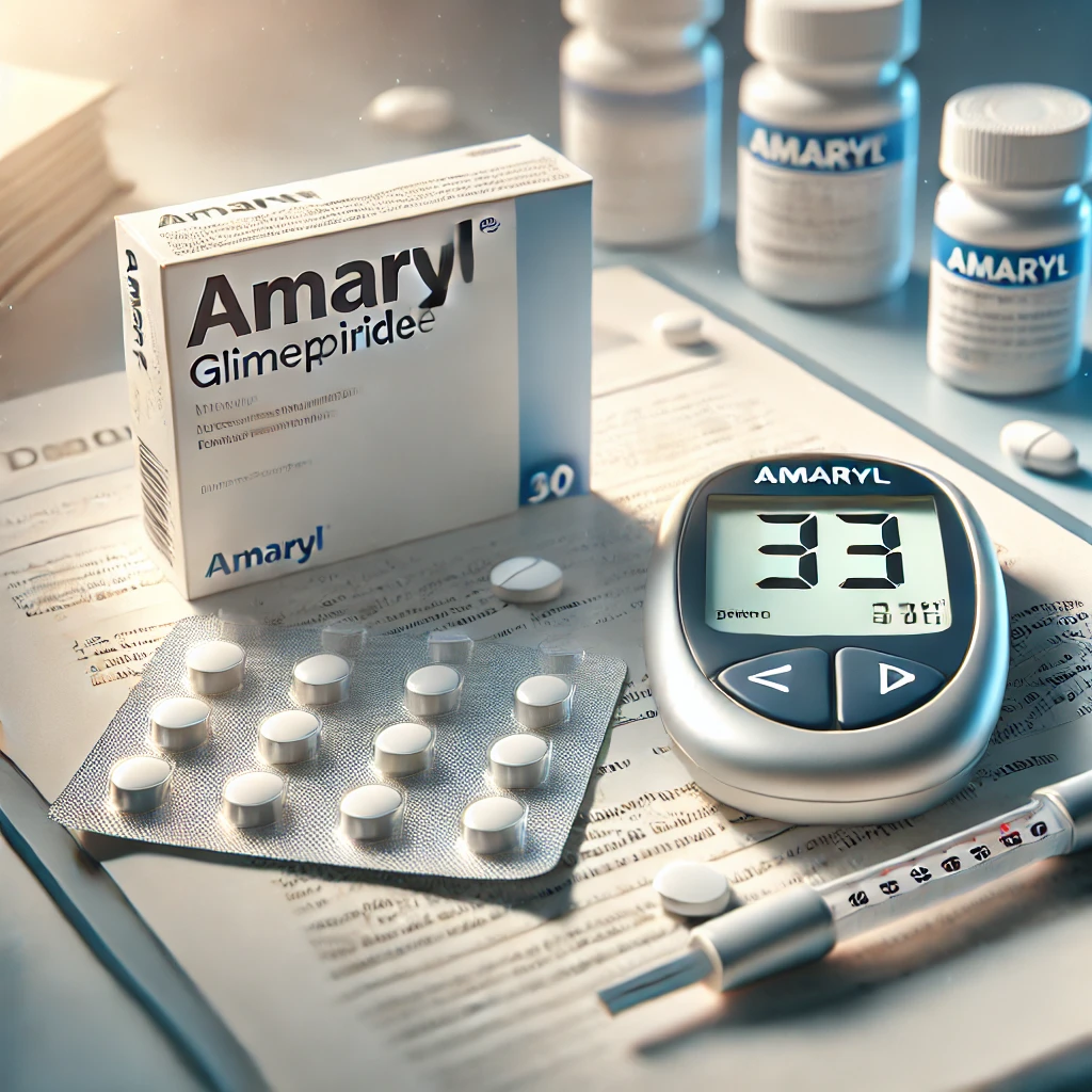 كل ما تحتاج معرفته عن دواء أماريل (Amaryl) لعلاج السكري من النوع الثاني: الجرعات، الفوائد، الآثار الجانبية، الاحتياطات، والتفاعلات الدوائية لضبط مستوى السكر في الدم بفعالية